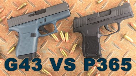 Gun Review Glock Vs Sig Sauer P In Edc Battle Youtube