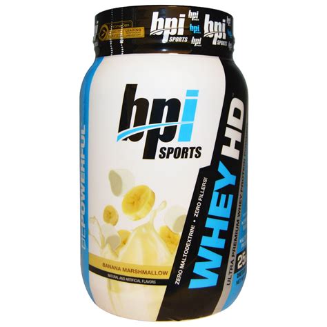 Bpi Sports Whey Hd Ultra Premium Whey Protein Powder Banana