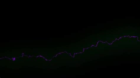 Purple Neon Lightning Effect On Black Stock Footage Video (100% Royalty ...