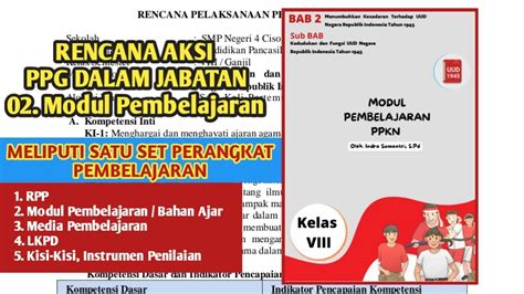 02 Modul Pembelajaran Bahan Ajar Rencana Aksi PPG Dalam Jabatan