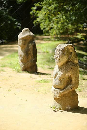 Kurgan Stelae Or Scythian Baba Traditional Hand Made Ancient Stone