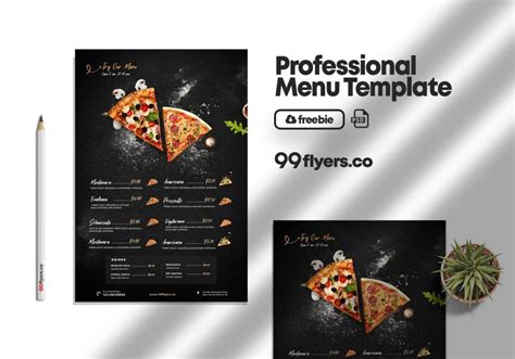 Restaurant Food Menu PSD Template – 99Flyers