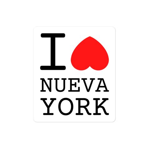 I Heart Nueva York | I Red Heart Love NY New York City NYC sticker ...