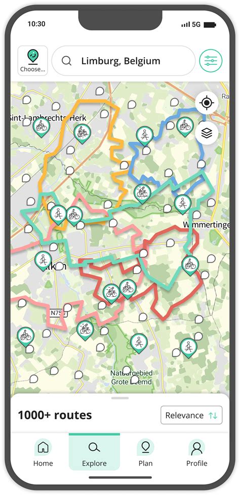 Discover routes in the RouteYou app – RouteYou