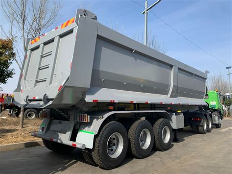 Vehicle Master Heavy Duty 60 Cubic Meter Hydraulic End Rear Tipper Dump