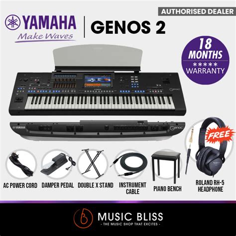 Yamaha Genos Key Arranger Workstation In Performance Full Set