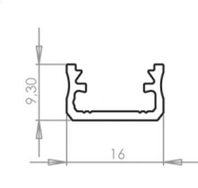 Profil Aluminiowy Do Ta M Led Zewn Trzny Typ A Lumines Surowy Metry