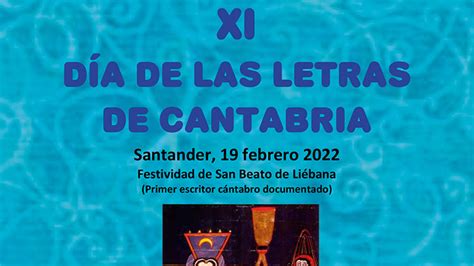 XI Día de las Letras de Cantabria SOCIEDAD CÁNTABRA DE ESCRITORES