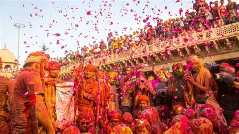 Mathura Holi dates 2024 लठमर हल स लडडमर मथर म 40 दन तक