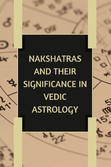 Nakshatras And Their Significance In Vedic Astrology