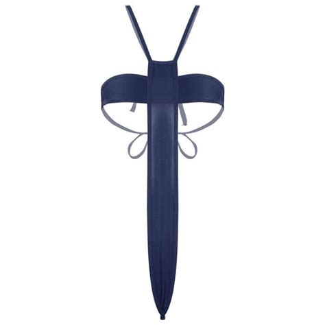 Iixpin Body String Sexy Femme Micro Bikini Dos Nu Bandage Lingerie Erotique Babydoll Ouvert Bleu