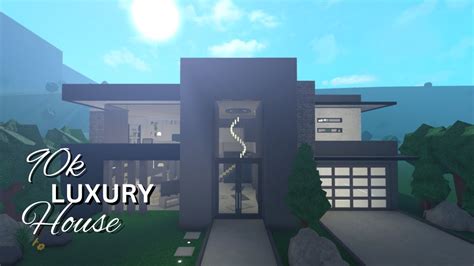 Bloxburg Luxury Modern House 90k Speedbuild Welcome To Bloxburg Roblox Rebuild Youtube