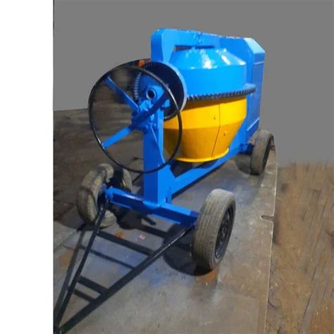 Automatic Tilting Drum Mixers 1 HP Electric Mobile Concrete Mixer