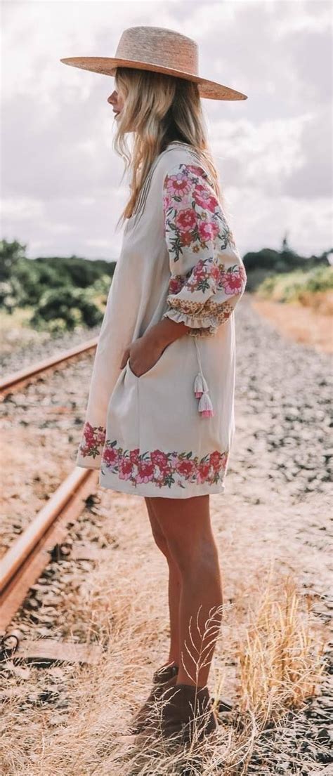 Pin By Carolynne Pace On Bohemian Style Mini Dress With Sleeves Boho