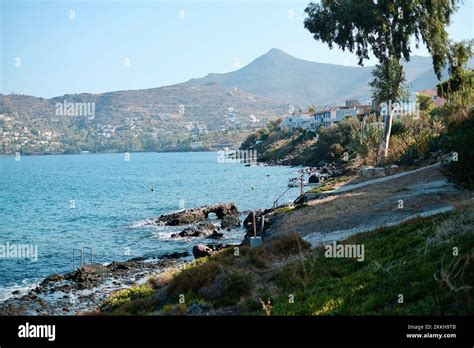 The Small Port Of Perdika In Aegina Greece A Common Stop Over Port On