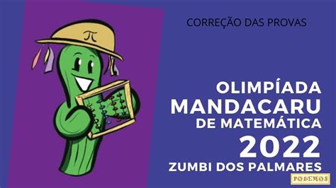 Olimpíada Mandacaru de Matemática 2022 Nível Zumbi dos Palmares 8 e 9