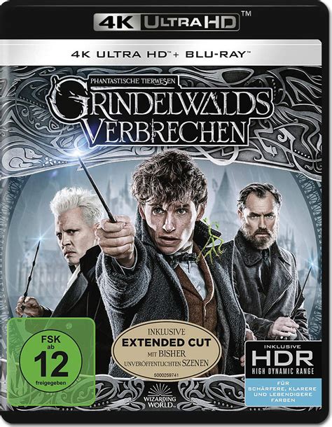 Phantastische Tierwesen Grindelwalds Verbrechen Blu Ray Uhd Discs