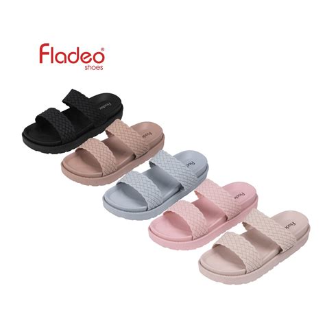 Jual Fladeo B22lds517 1hpsandal Pvc Jelly Slide Wanita Slipper