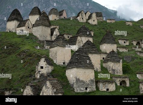 City Of The Dead Dargavs North Ossetia Russia Stock Photo Alamy