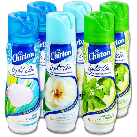 Chirton Освежитель воздуха сухое распыление Чиртон Освежающий, 3 вида ...