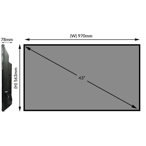 43" Digital Signage Display Board – ThinPC