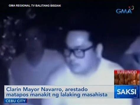 Saksi Clarin Mayor Navarro Arestado Matapos Manakit Ng Lalaking