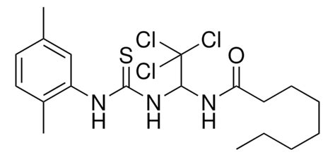 Octanoic Acid Trichloro Dimethyl Ph Thioureido Ethyl