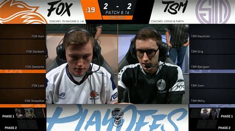 FOX Vs TSM Game 5 2018 NA LCS Summer QuarterFinals Echo Fox Vs Team