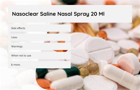 Unlocking The Benefits Of Nasoclear Saline Nasal Spray 20 Ml Maxinhealth Blog