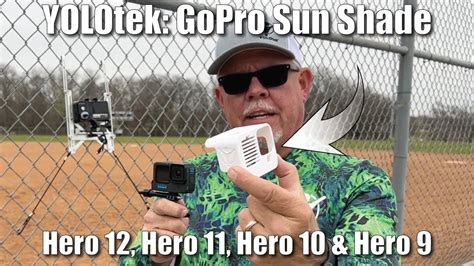 YOLOtek Sun Shade For GoPro Hero 12 Hero 11 Hero 10 Hero 9 How To