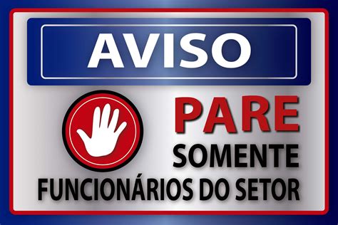 Par Somente funcionários Placas de aviso Placas de sinalização