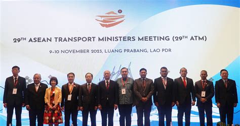 Secretary General Of ASEAN Attends 29th ASEAN Transport Ministers