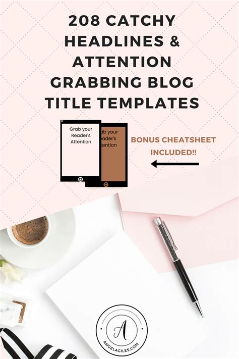 208 Catchy Headlines Attention Grabbing Blog Title Templates Artofit