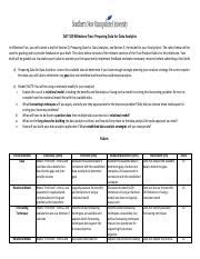 Dat Milestone Two Rubric Pdf Dat Milestone Two Preparing