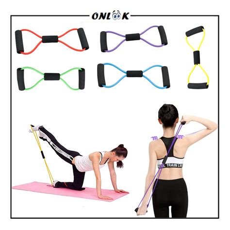 Jual Elastic Resistance Band Tali Olahraga Yoga Elastis Stretching