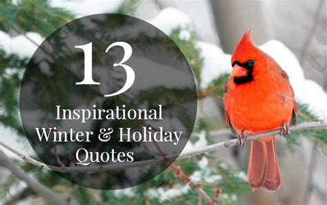 13 Inspirational Winter & Holiday Quotes