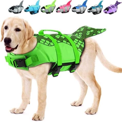 Emust Gilet De Sauvetage Pour Chien Requin Gilet De Protection