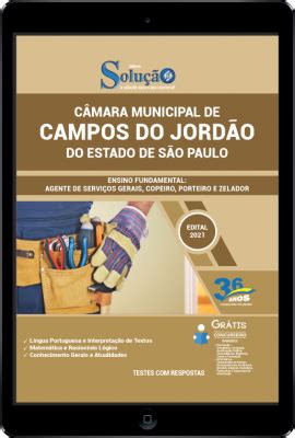 Apostila Câmara de Campos do Jordão SP em PDF Ensino Fundamental