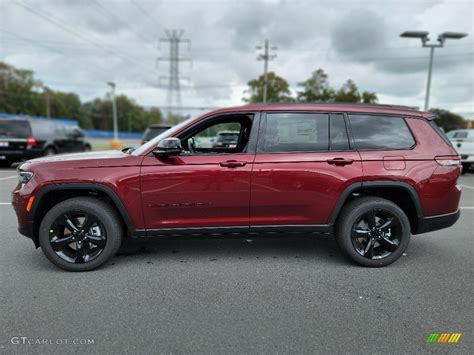 2021 Velvet Red Pearl Jeep Grand Cherokee L Laredo 4x4 143025320 Photo