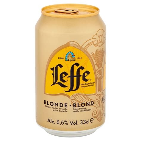 Leffe Belgisch Abdijbier Blond Blik Cl Carrefour Site