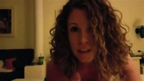 Curly Hair Blonde MILF Handjob