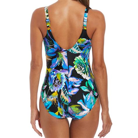 Maillot De Bain Une Pi Ce Gainant Fantasie Bain Paradise Bay Aqua Multi