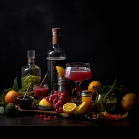 Bebidas Refrescantes Y Nutritivas Y Jugos De Frutas Frescas Para Un