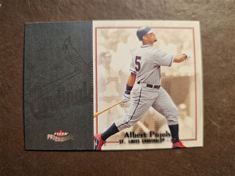 Fleer Patchworks Albert Pujols Cardinals Legend Ebay