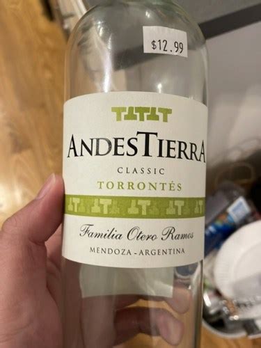 Andes Tierra Classic Torrontés Vivino US