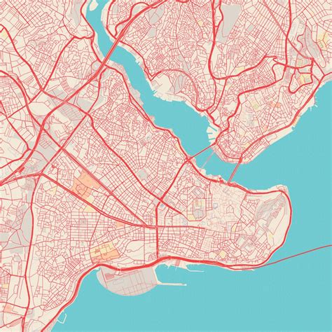 Карта Стамбула — Mapny