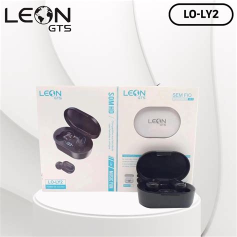 LEON GTS Fone I12 Infods TWS Bluetooth 5 0 Cor Em Tom De Pastel