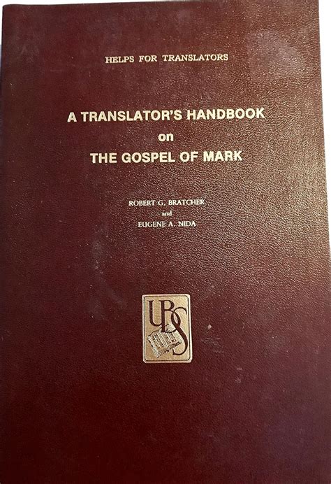 A Translator S Handbook On The Letter To The Hebrews UBS HELPS FOR