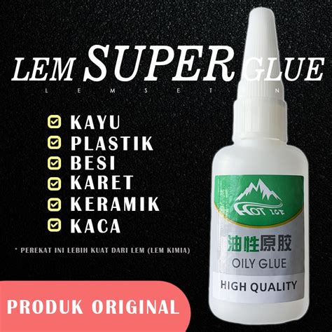 Jual Lem Super Glue Serbaguna Cairan Super Perekat Kuat Lem Korea G Lem