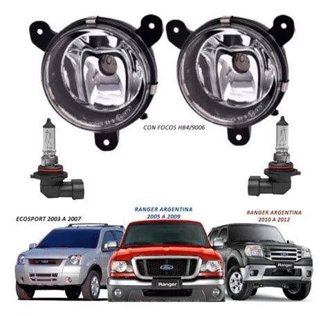 Par Faro Niebla Ranger 2005 A 2012 Ecosport 2003 A 2007 Foco Meses